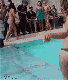 chute piscine